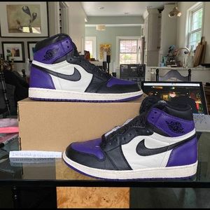 Jordan 1 court purple